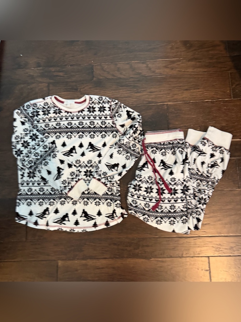 Pj salvage ski theme pajamas